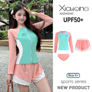 XIAZHIQING | UV Protection Swimwear Long Sleeve Pants Separates Quick-Dry Jellyfish Suit