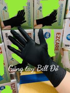 Thùng 10 Hộp Găng Tay Nitrile Không Bột VIET GLOVE Màu Đen 4.0gr Chính Hãng Cty Găng Việt