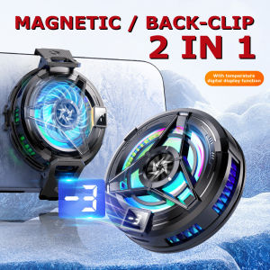 ♥ SFREE Shipping ♥ 2024 NEW Magnetic/ Back-clip Mobile Phone Semiconductor Cooling Radiator PUBG Game Cooler SL17 compatible for IPhone Android Cool Heat Sink