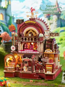 MAOMIYU | DIY Miniature House Sweet Delight Music & Mechanical Model Building Kit