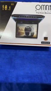 Tv kereta OMNI BEYOND 10.1" Flip Down Car Roof Monitor 10.1 Inch Super Silm Car TV Monitor Kereta Kereta Siling TV