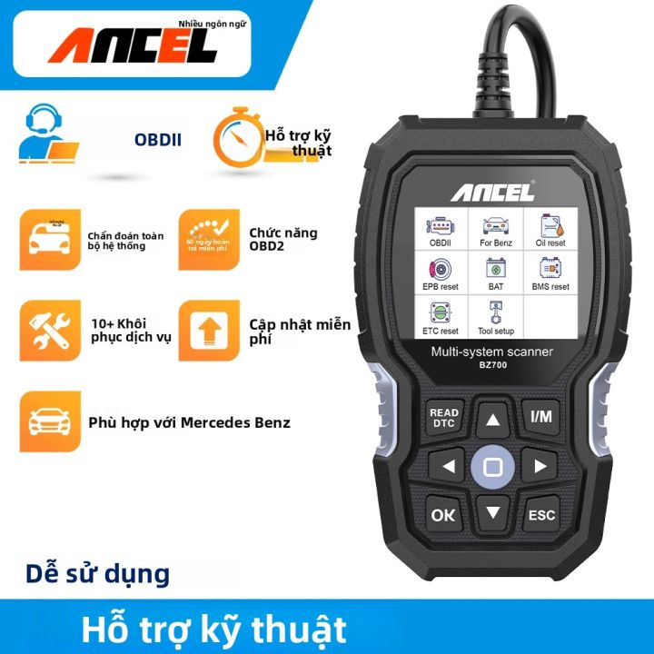 Máy Quét OBD2 ANCEL FD700 2025 Dành Cho Ford - Công Cụ Chẩn Đoán Toàn ...