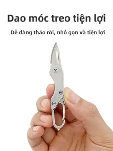 Mini Multi-Function Keychain Knife Outdoor Portable Box Opening Stainless Steel Keychain Pendant Creative Gift Keychain