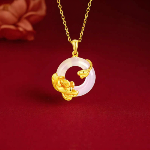 YANGCHUANGSHISHANG | Mom Gift Jade Pendant Necklace S925