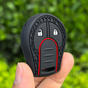Silicone Rubber Car Key Remote Shell Bag Cover Case for Nissan Juke Micra Qashqai Note Cube 2 Button Keys Protection
