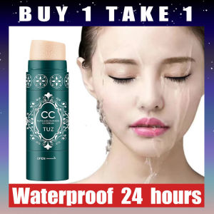 Whitening Air Cushion CC Cream Concealer Stick Natural Foundation Makeup Cover Up Waterproof Whitening BB Cream Ream Makeup Concealer Foundation With Sponge Puff BB&CC Cream Brighten Face Concealer Face Cover Cream Skin Solution
