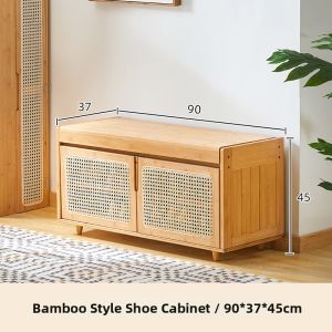 ZHUTING |Shoe Changing Bench Seat Wooden Style
