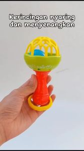 ALONK.S Mainan Kerincingan Bayi / teether rattle stick/mainan gigitan bayi BPA FREE