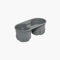 Jowua Silicone Anti-Vibration Cup Holder for Tesla Model3/Y Minimalist High-Quality Automobile Storage Box Car Organizer. 