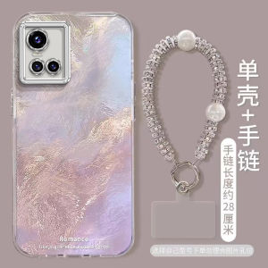 เคสโทรศัพท์ซิลิโคนแบบครอบเต็มสำหรับ Vivos10 S12 ป้องกันการตกหล่นแบบเรียบง่าย V2121A ลายน้ำแข็งสีน้ำเงินระดับไฮเอนด์