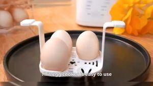 Egg Steamer Mini Egg Boiler Portable Stainless Steel Kitchen Appliances Dormitory Office Fully Automatic Boiled Eggs