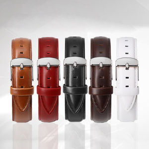 Genuine Leather Watchband forDW Universal Soft Wristband 12mm 13mm 14mm 17mm 18mm 19mm 20mm 22mm Bracelet Watch Accessories Refit Watch Strap