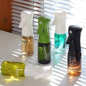 ขวดฉีดน้ำมันมะกอกแก้ว MISTIFI เครื่องปรุงรสระดับไฮเอนด์สำหรับห้องครัว ขวดฉีดน้ำมันดั้งเดิมแบบควบคุมน้ำมัน