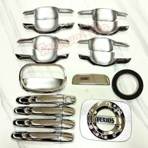 Paket Outer Handle Tank Cover Tutup Bensin Mobil Terios Old 2008 Krom