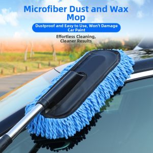 WEIHEHU | Extendable Handle Soft Bristle Car Cleaning Brush