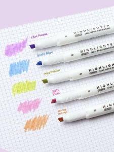 Highlighter Pen For Students Multi Color叠加色彩荧光记号笔