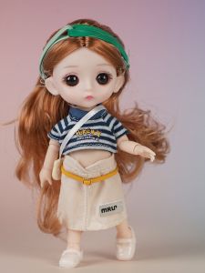 17cm Princess Doll Clothes Girl Toy Doll House Play Children Toys Swap Clothes Dollhouse Pretend Play Female Doll Accessories