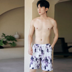 Couples Swimsuit 2025 New Style Conservative Ladies One-Piece Beach Vacation Hot Spring Soaking Couples Beachwear Set