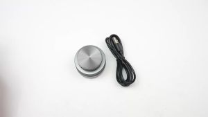 Volume Control Knob 2.4G Bluetooth USB C Wired Multimedia Controller Knob with RGB Light for Phone Tablet PC Volume Control Knob