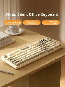 Microstep | Wired RGB Quiet Keyboard Mouse Set
