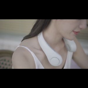 ❤️ 5 Speed Leafless Fan USB Rechargeable Portable Outdoor Hanging Neck Fan❤️ Hands free Neck Band Fan Sports Running Mini Air Cooler Summer❤️SG Seller❤️