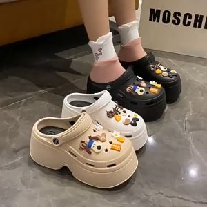 SAROMON(Surabaya) Sandal Baim Wedges Sandal Kodok Dewasa Wanita Kekinian Sandal Fuji sandal Jelly Anti-selip