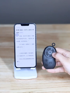 Rechargeable Bluetooth Phone Remote For Selfie/Video/Page Turn Control Remote Scroller Videos and Livestreams Supports Adjust focus