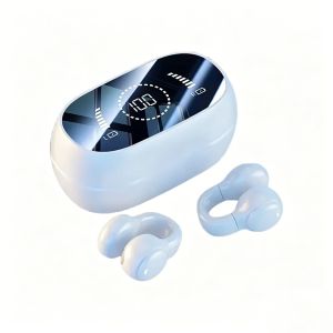 Wireless TWS Bone Conduction Bluetooth Earphones Stereo Audio Sports Headset Noise Cancelling Mic Ideal for Daily Life