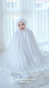 Mukena Seserahan Lamaran Nikahan Putih Dalanova Mewah