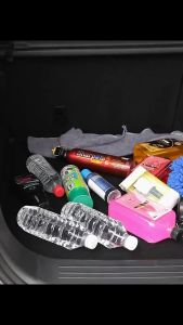 Car Back Rear Mesh Trunk Seat Elastic String Net Magic Sticker Universal Storage Bag Pocket Cage Auto Organizer Seat Back Bag