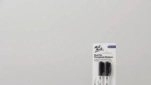 Mont Marte Dual Tip Permanent Markers Signature 2pc - Black