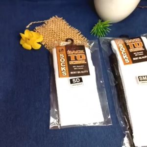 KAOS KAKI SEKOLAH HITAM PUTIH SD SMP SMA