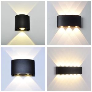 Led Wall Lamp Outdoor/Indoor Wall Light Lighting Waterproof 2/4/6W Nordic Modern Light Indoor Decor