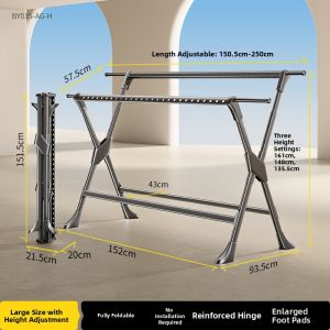 BIREN | Multifunction Indoor Outdoor Foldable Clothes Drying Rack