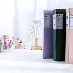 Long Clear Book Paper Organizer Folder File Organizer Clear Folder Presentation Book 30/60/80/100 page 80/60/50/40 PCS
