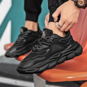 รองเท้าลำลองกันน้ำสำหรับผู้ชาย หนัง PU น้ำหนักเบา กันลื่น ระบายอากาศได้ดี รองเท้ากีฬาแบบลำลอง ขนาดใหญ่ 45 46 47 ฤดูใบไม้ร่วง/ฤดูหนาว