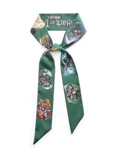 Khăn Choàng Lụa Nhỏ Phụ Kiện Mùa Xuân Hè Tay Cầm Tự Do Cho Nữ Khăn Quàng Cổ in Họa Tiết Hoạt Hình Khăn Quàng Cổ Trang Trí Cho Phụ Nữ