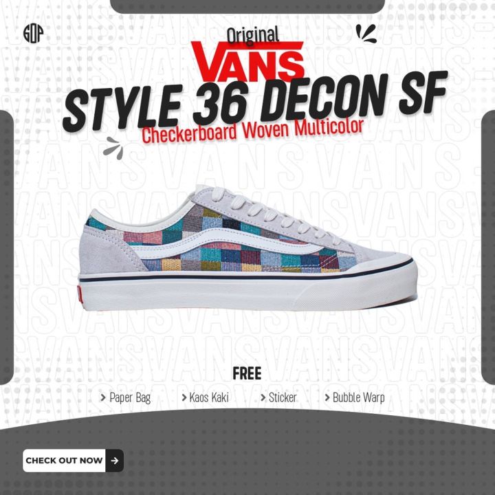 Sepatu Sneaker Vans Style 36 Multicolor Sepatu Vans Vans Old Skool - Main Image