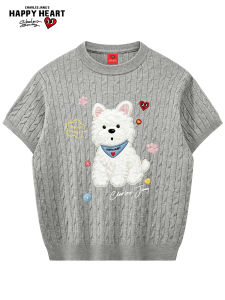 CHARLES JANGS HAPPY HEART | Leisure Breathable Short Sleeve T-Shirt