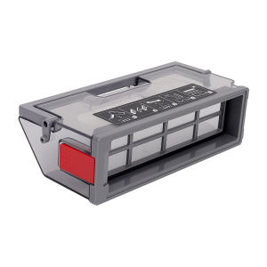 กล่องเก็บฝุ่นสำหรับหุ่นยนต์ดูดฝุ่น ECOVACS Deebot OZMO T9 T8 T5 N5 N8 DJ65 DX55 อะไหล่และอุปกรณ์เสริม