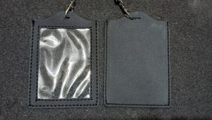 Grosir Id Card Holder Kulit PU Name Tag Gantungan Nama Harga Untuk setengah Lusin(6 pic Card Holder)