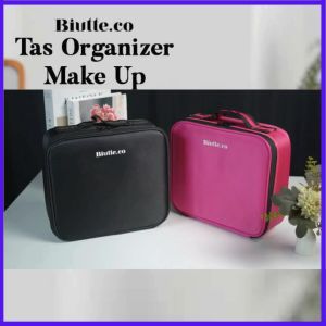 COD Biutte.co Tas Organizer Make Up Kosmetik Multifungsi 25.5x23x9.5cm - F118 / Tas Make Up Kosmetik Serbaguna / Tas Make Up Tahan Air / Tas Make Up Ringan Isi Banyak / Tas Organizer Make Up Kosmetik  Tahan Air Ringan Serbaguna