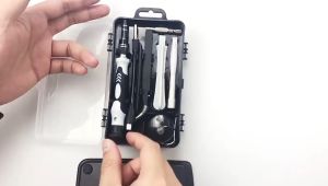 ELROSTO Obeng 115 in 1 Multifungsi full set Alat Bongkar Mini Precision Insulated kamera camera pc komputer laptop alat bongkar jam tangan kacamata tablet handphone gadget