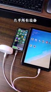 Dây Cáp Sạc Usb 3 Trong 1 Có Đèn LED Chất Lượng Cao Dành Cho Cổng Micro USB Type-C iPhone