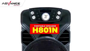 Advance speaker bluetooth bass H-801N salon aktif bluetooth full bass speaker subwoofer 8inch speaker mic speaker portable multimedia Garansi resmi 1 tahun