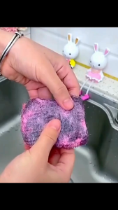 ฟองน้ำอัจฉริยะ Soap Pads Steel Wool (1 กล่อง 10ชิ้น)