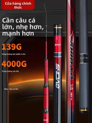 Cần Câu Cá Siêu Bền Nhẹ Cho Cá Lớn