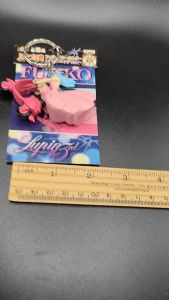 มินิฟิกเกอร์ พวงกุญแจ Fujiko Mine ขี้มอเตอร์ไซด์ Vespa  Lupin the Third Vespa Fujiko Mine Figure Keychain