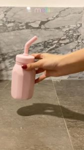 Melii Baby Silicone Straw Bottle - Botol Minum Anak