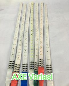 LAMPU LED STRIP FLEXIBLE FLEKSIBEL 32LED 30CM RUNNING 12V MOTOR MOBIL